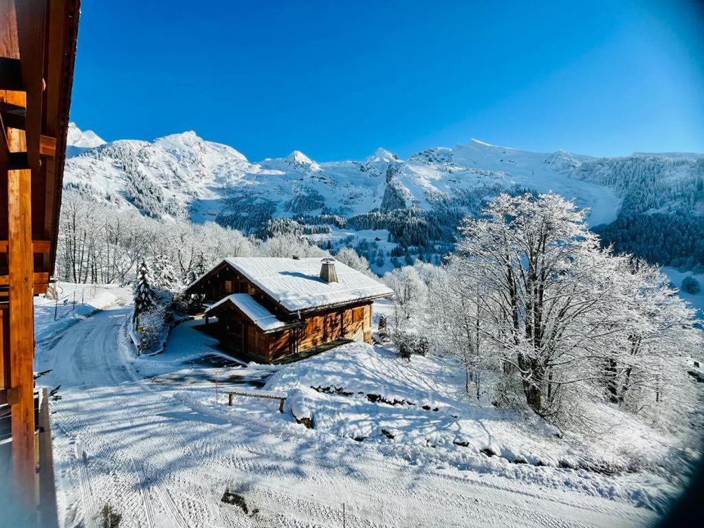 Cosymontagne - Le Chalet - 3Ch - 8 Pers- Terrasse Sud, Magnifique Vue La Clusaz Esterno foto