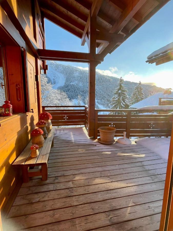 Cosymontagne - Le Chalet - 3Ch - 8 Pers- Terrasse Sud, Magnifique Vue La Clusaz Esterno foto