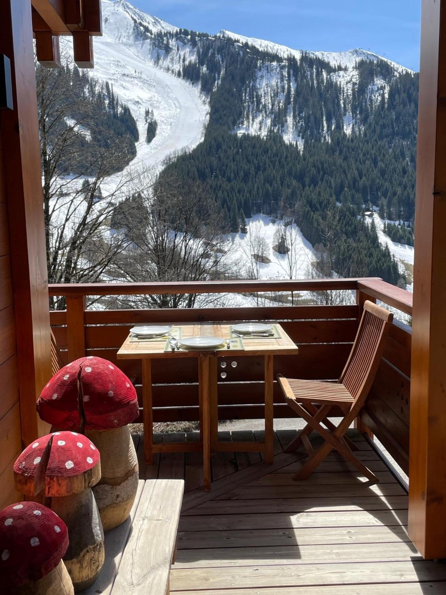 Cosymontagne - Le Chalet - 3Ch - 8 Pers- Terrasse Sud, Magnifique Vue La Clusaz Esterno foto