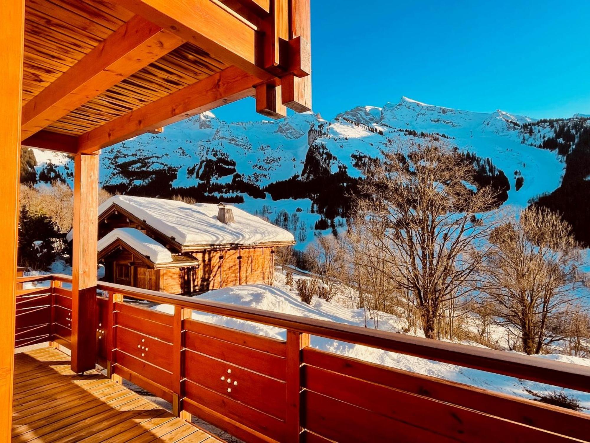 Cosymontagne - Le Chalet - 3Ch - 8 Pers- Terrasse Sud, Magnifique Vue La Clusaz Esterno foto
